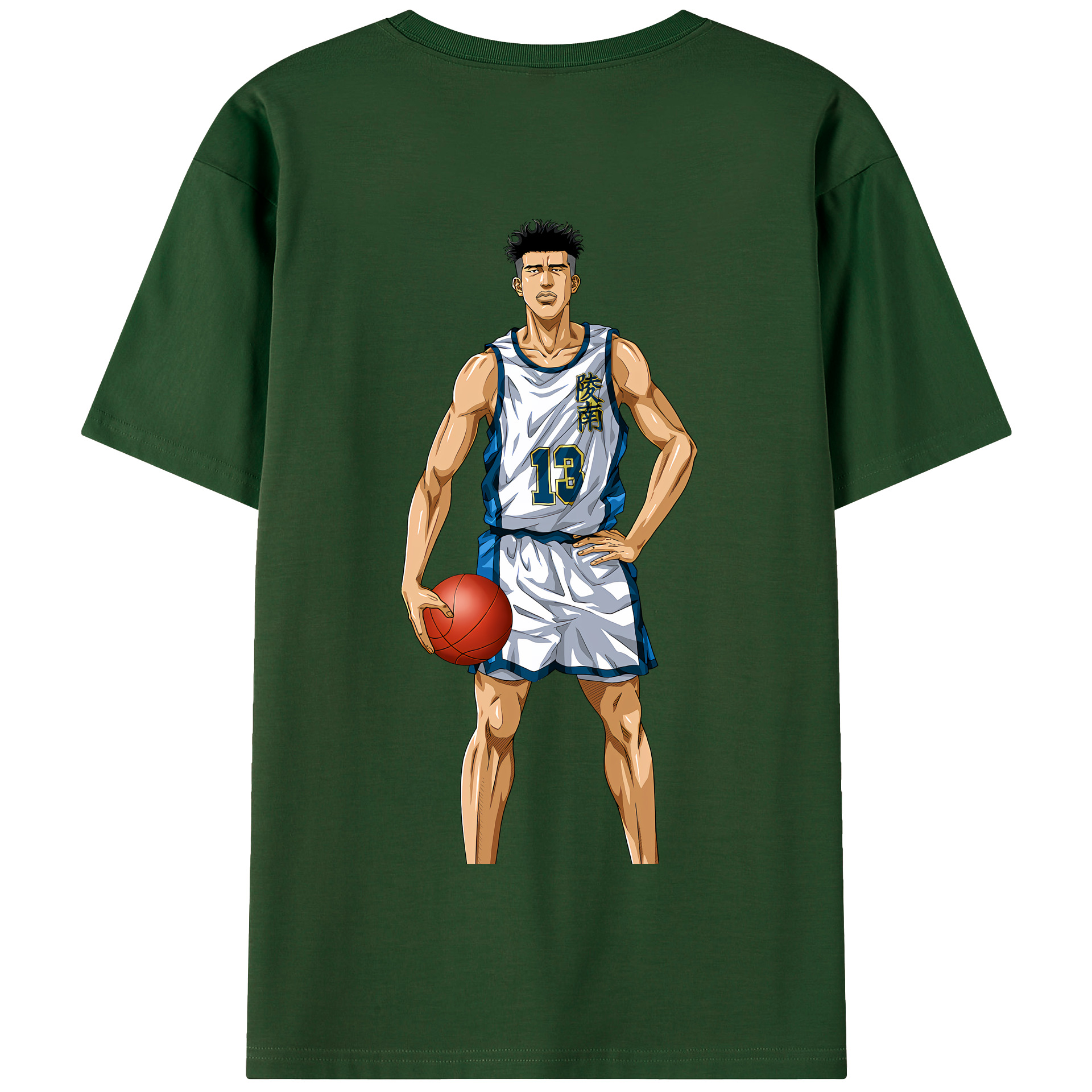 SLAM DUNK／スラムダンク 綿100％半袖Tシャツ（背面プリント）